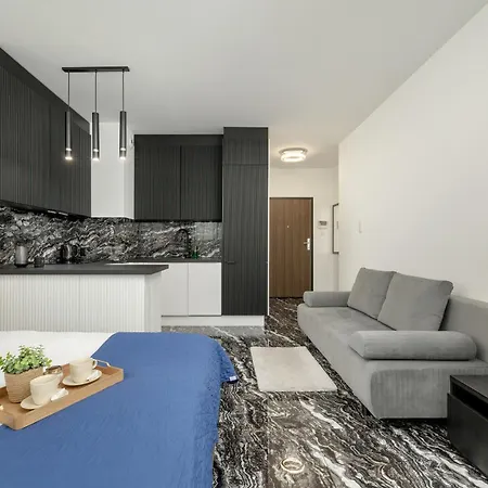 Elegant Studio For 3 People, Air Conditioning And Balcony By Renters * קרקוב