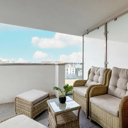 דירה Elegant Studio For 3 People, Air Conditioning And Balcony By Renters קרקוב